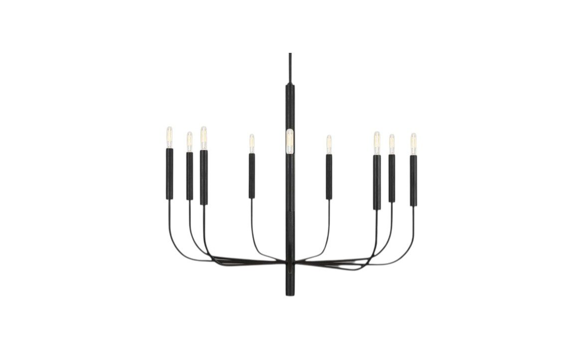 Modern Black Candelabra
